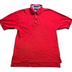 Tommy Hilfiger‎ Shirt Mens Medium Golf Polo Performance Preppy Academia Everyday